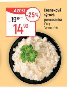 Česneková sýrová pomazánka