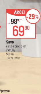 Savo čističe proti plísni