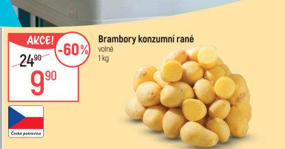 Brambory konzumní rané