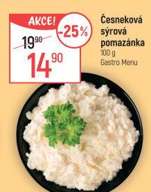 Česneková pomazánka se sýrem