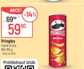 Chipsy Pringles - tubus