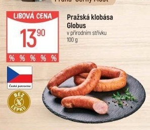 Pražská klobása Globus