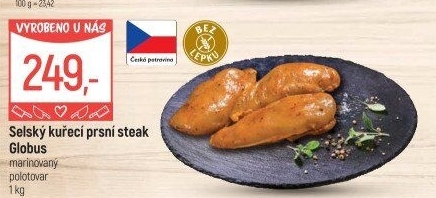 Selský kuřecí steak marinovaný Globus