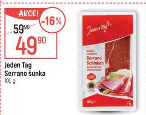 Šunka Serrano Jeden Tag