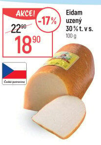 Sýr Eidam uzený 30% Lacrum