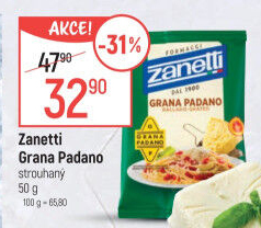 Sýr strouhaný Grana Padano Zanetti