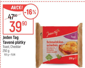 Sýr tavený plátky Jeden Tag