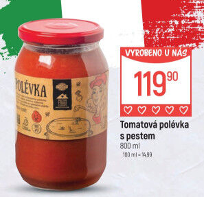 Tomatová polévka Globus