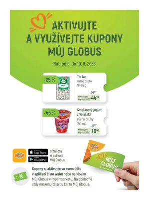 akční leták Globus 6.8.2025-12.8.2025