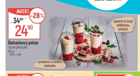 Šlehačkový pohár