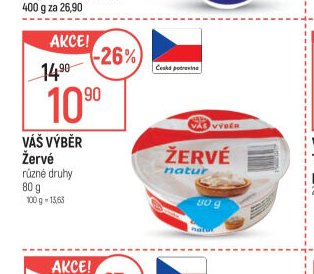 VÁŠ VÝBĚR Žervé