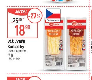 VÁŠ VÝBĚR Korbáčky