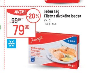 Jeden Tag Filety z divokého lososa