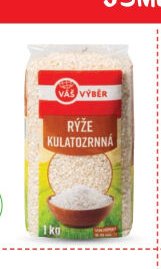 Váš výběr Rýže kulatozrnná 1 kg