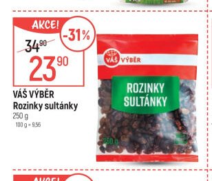 Váš výběr Rozinky sultánky 250 g