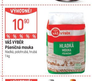 Váš výběr Pšeničná mouka 1 kg