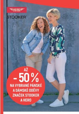 Pánské a dámské oděvy značek Stooker a Hero