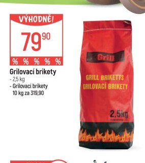 Grilovací brikety