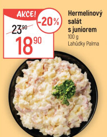 Hermelínový salát s juniorem