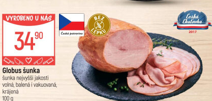 Šunka nejvyšší jakosti Globus
