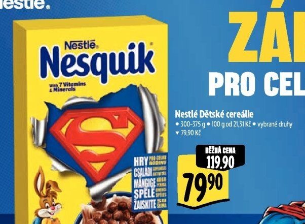 Nestlé Dětské cereálie