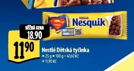 Nestlé Dětské tyčinka