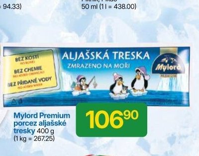 Mylord Premium porce z aljašké tresky 400 g