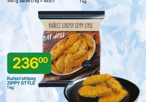 Kuřecí stripsy ZIPPY STYLE 1 kg