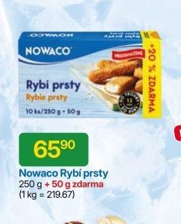 Nowaco Rybí prsty 250 g + 50 g zdarma
