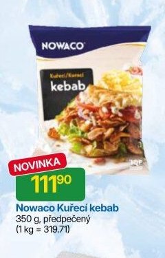 Nowaco Kuřecí kebab 350 g, předpečený