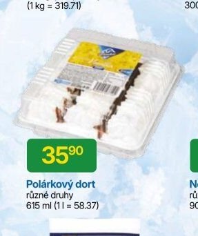 Polárkový dort různé druhy 615 ml