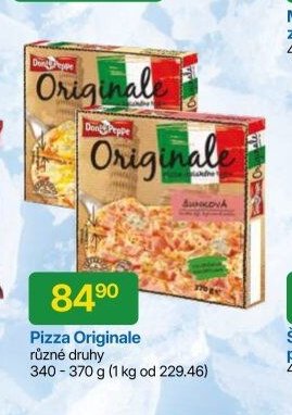 Pizza Originale různé druhy 340 - 370 g