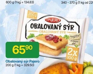 Obalovaný sýr Pajero - Hruška akcniletaky.com