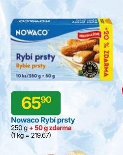 Nowaco Rybí prsty 250 g + 50 g zdarma