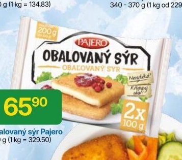 Obalovaný sýr Pajero