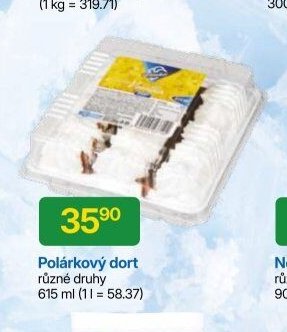 Polárkový dort různé druhy 615 ml