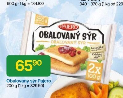 Obalovaný sýr Pajero 200 g