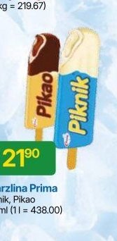 Zmrzlina Prima Piknik, Pikao
