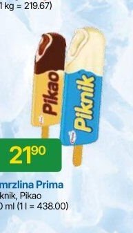 Zmrzlina Prima Piknik, Pikao