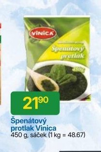 Špenátový protlak Vinica