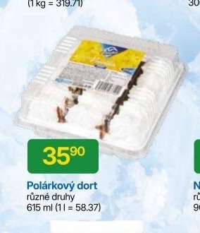 Polárkový dort různé druhy 615 ml