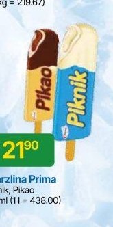 Zmrzlina Prima Piknik, Pikao