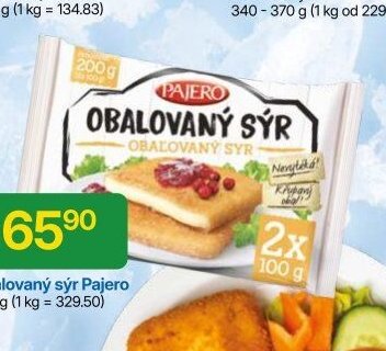 Obalovaný sýr Pajero