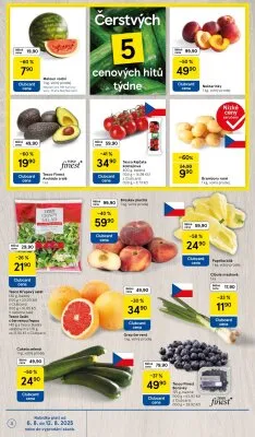 akční leták Tesco 6.8.2025-12.8.2025