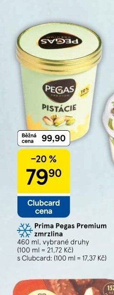 Prima Pegas Premium zmrzlina - Tesco akcniletaky.com