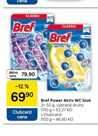 Bref Power Aktiv WC blok