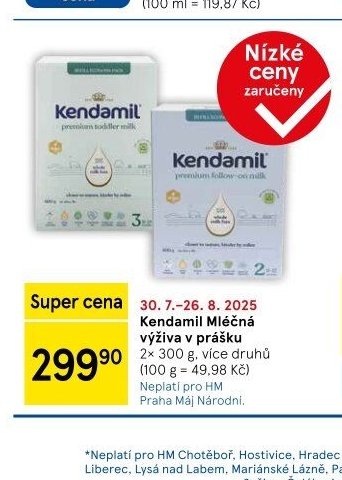 Kendamil Mléčná výživa v prášku