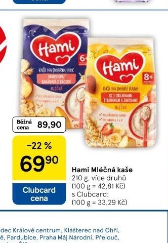 Hami Mléčná kaše