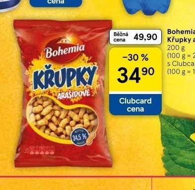Bohemia Křupky arašídové - Tesco akcniletaky.com