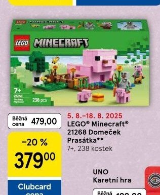 LEGO Minecraft 21268 Domeček Prasátka